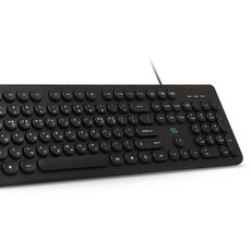 TGTrigem 有線鍵盤, TG-K8600U, 黑色, 一般型