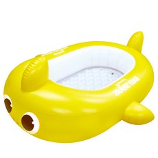 pinkfong 碰碰狐 鯊魚寶寶孩童氣墊泳池 120cm, 混色