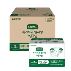 디펜드 성인 속기저귀 일자형 보송 대형, 30매입, 6팩