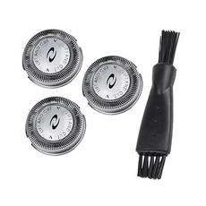 필립스 면도기 HQ / PT / AT시리즈 호환 교체용 면도날 3p + 청소용 브러쉬 세트, HQ6, 혼합색상, 1개