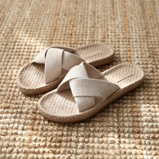 dangolunni 托帕石扭結繫帶拖鞋