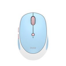아이노트 멀티페어링 블루투스 5.0 무선마우스, FS-508RB, 스카이 블루