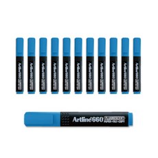 Artline 螢光筆 EK-660, 藍色, 12個