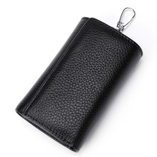 Kong KWORKS 高級錢包兩用鑰匙包, 黑色