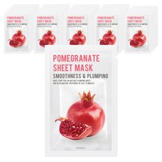 eunyul 紅石榴肌膚護理面膜, 1片, 30片