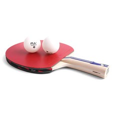 CHAMPION 雙面乒乓球拍+乒乓球 2入, 2.9S