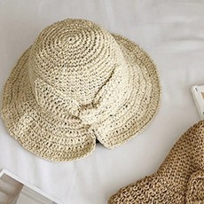 FRENCH CHIC BAG 女款素色藤編草帽