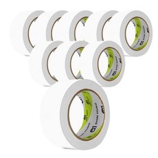新興膠帶 中型包裝 彩色膠帶 白色 50m, 9個