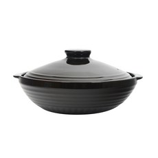 Kkaekkeuthanttukbaegi 雙耳陶瓷砂鍋+鍋蓋, 247毫米, 1個