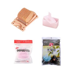 RLove house Spam Triangle Gimbap 午餐盒 4件套, 粉色的, 1套