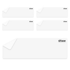 GTGEAR 萬能全尺寸鍵盤膜, 白色 + 黑色(LOGO), 5個