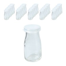 가인글로벌 우유 유리병 PE캡, 100ml, 60개