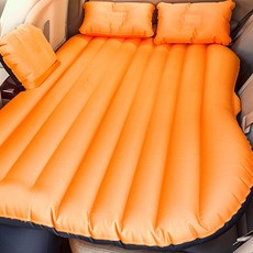 콩 KWORKS 푹신한 옥스포트 자동차 에어베드 A, 오렌지, 1세트