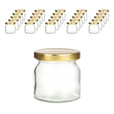 GAIN global 優格玻璃瓶金蓋, 100毫升, 60組