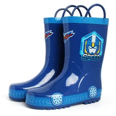 Tobot V 兒童橡膠雨靴