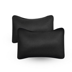 시크릿 메쉬 스퀘어 차량용 허리쿠션, 2개