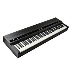 커즈와일 목재 건반 디지털 피아노 MPS120 + 서스페인 페달 + 보면대 + 어댑터 + USB 케이블, 블랙, 1개
