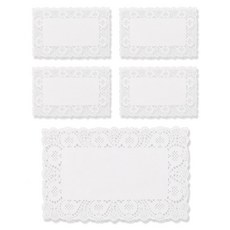 Livingda 方形蕾絲紙 16 x 23cm 100入, 單一顏色, 5套