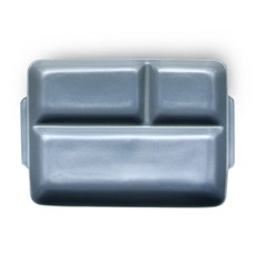 Koharu純陶瓷分裝餐盤, 灰色