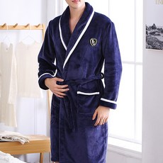 Kong K-Living Home 舒適情侶浴袍 男款 L, 海軍藍, 1個