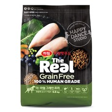 하림펫푸드 어덜트 강아지 더리얼 그레인프리 크런치 건식사료, 닭, 5.8kg, 1개