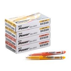 JAVAPEN Powerline 螢光筆 柔和紅 24支 + 柔和金 24支, 1套, 混合色