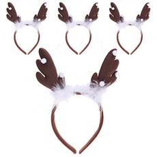 LivingDA 魯道夫雪花髮箍, 棕色, 4個