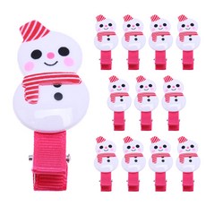 LivingDA 聖誕髮夾, 雪人, 12個