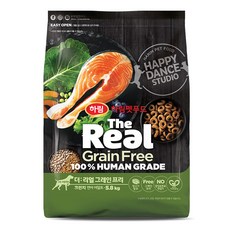 하림펫푸드 어덜트 강아지 더리얼 그레인프리 크런치 건식사료, 연어, 5.8kg, 1개