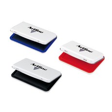 Artline 3種印台套組EHJ-3, 黑色、紅色、藍色, 1套