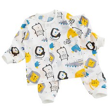 STARKID 兒童夏季印花長袖睡衣組