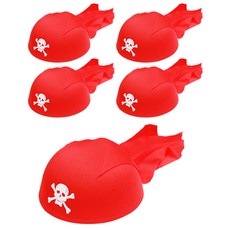 Livingda海盜頭巾 小, 紅色, 5個