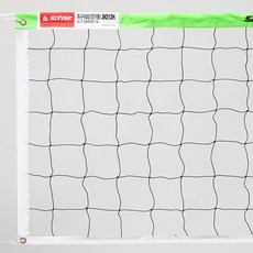 스타 족구 네트 경기용 JN212H, 그린 + 화이트, 1개
