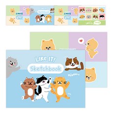 YOUNG ART LIKE IT 可撕式素描本 6p 隨機出貨, 345 x 248 mm, 40張