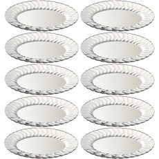 塑膠一次性橢圓盤 30 x 23 cm, 1個, 10個