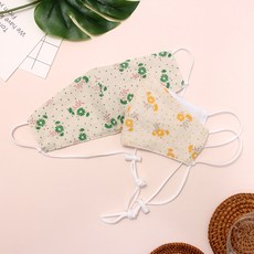 兒童網布菊花掛繩口罩 2入