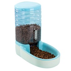 DING DONG PET 寵物半自動豪華餵食機, 藍色, 1個