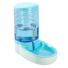 DING DONG PET 寵物半自動大容量飲水器, 藍色, 1個