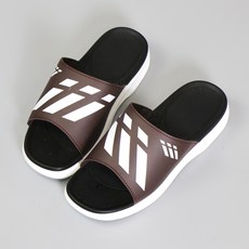 Kabir雙層氣墊辦公室海灘拖鞋, 棕色, 260