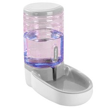 DING DONG PET 寵物半自動大容量飲水器, 灰色, 1個