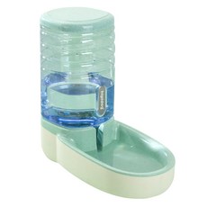 DING DONG PET 寵物半自動大容量飲水器, 綠色, 1個