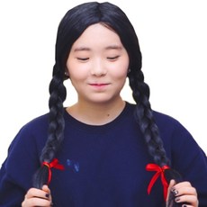 스투피드 양갈래머리 가발, 혼합색상, 1개