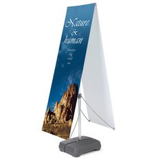 케이배너 샵배너 플러스 거치대 양면, 혼합색상, 1개