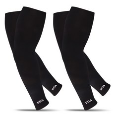 PGA TOUR 涼感防曬袖套B, 黑色, 2個