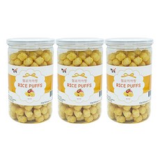 짱죽 헬로우까까짱 라이스퍼프 유아쌀과자, 망고맛, 3개, 50g