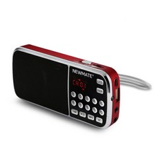 NEWMATE 효도 라디오, NP-1500, 샴페인 레드