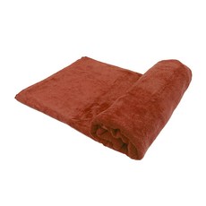 瑜珈超細纖維毛巾, 棕色, 1個