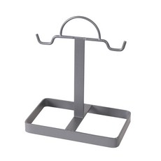 Monoframe鋼材馬克杯 2入 懸掛式, 灰色, 1個