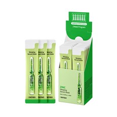 JUST GOGO 毛孔護理晚安面膜精華液隨身包, 4ml, 14入