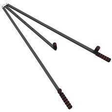 요가 스트레칭 바, 블랙, 1개